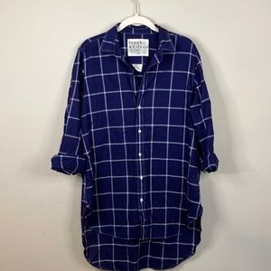 Frank & Eileen Grayson plaid top